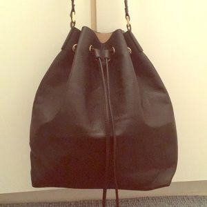 ❌sold❌ Black H&M bucket bag